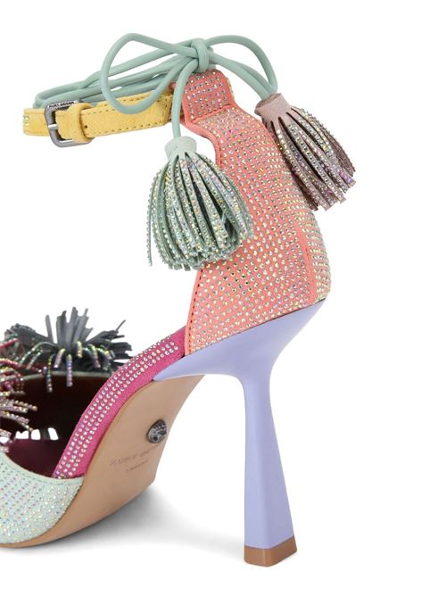 Sandalo donna con pon pon KURT GEIGER London | 4366169209.